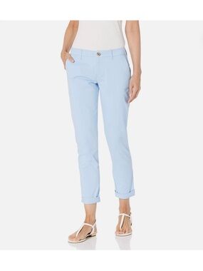 Tommy Hilfiger Hampton Slim Stretch Chino Pants Light Blue Size 14 NWT!